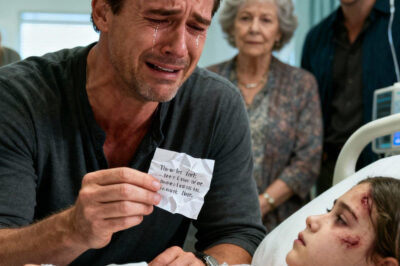 “Dijeron que fue un accidente, pero la nota arrugada en su mano reveló la oscura verdad.”