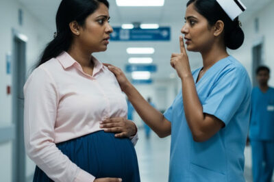 “Mi suegra me llevó a una revisión prenatal. En el momento en que salió, una enfermera me susurró al oído: ‘¡Huye rápido. Estás en peligro!’. Al día siguiente, descubrí un secreto aterrador sobre la familia de mi esposo”.