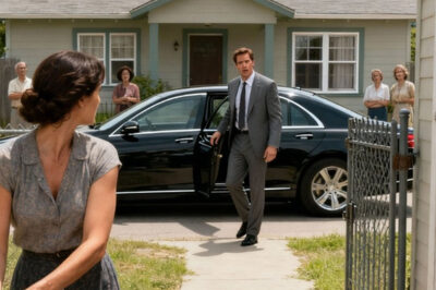 “Diez años criando a un hijo sin padre… todo el pueblo se burlaba de mí, hasta que un día, un auto de lujo se detuvo frente a mi casa… y el padre del niño hizo que todos lloraran.”