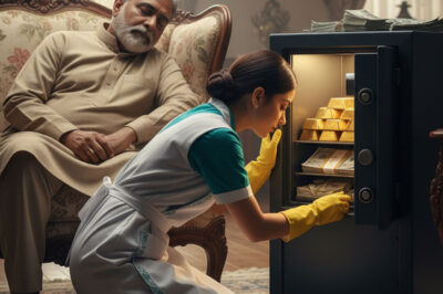 “El hombre rico fingió estar dormido para poner a prueba a su tímida sirvienta, pero cuando abrió los ojos y vio lo que ella estaba haciendo, su corazón se detuvo… y esa noche silenciosa cambió su vida para siempre.”
