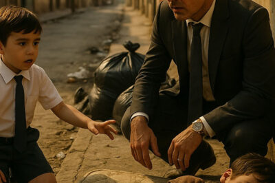 “¡Papá, esos niños en la basura son idénticos a mí!”