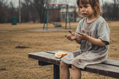 “Vi a una niña hambrienta sola en el parque… y me di cuenta de que nuestros caminos se cruzaron por una razón.”