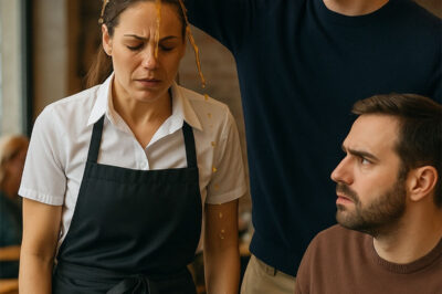 “El hijo de un multimillonario le derramó un vaso de jugo en la cabeza a mi esposa —una mesera— solo por diversión.”