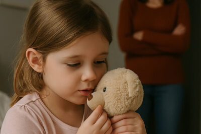 “Escuché a mi hija de 5 años susurrándole a su osito de peluche: ‘No te preocupes, mami no se enojará. Papi dijo que ella nunca se enterará’.”