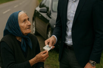 “La anciana que vendía cebollas al borde del camino le dio una lección a un hombre rico y arrogante.”