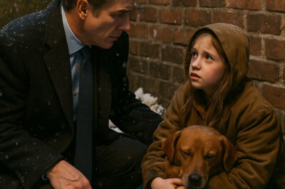 “Un padre soltero y director ejecutivo encontró a una niña y a su perro durmiendo sobre un montón de basura en Nochebuena.”