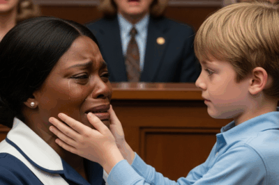 “La sirvienta falsamente acusada de robar una joya de un millón de dólares… Entonces, un niño de 7 años entró corriendo al tribunal y lo cambió todo…”