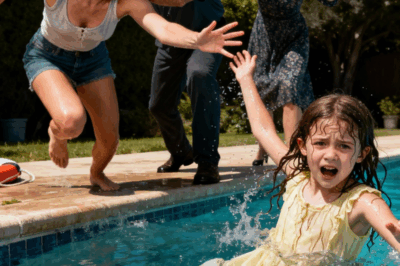 “Mi hermana empujó a mi hija a la piscina; todavía llevaba puesto el vestido y no sabía nadar. Corrí hacia ella, pero mi padre me agarró del cuello y me tiró al suelo. ‘Si no puede con el agua, no merece vivir’. En ese momento, sentí como si me arrancaran el corazón. Después de sacar a mi hija, exhausta y atragantándose con el agua, no grité. No lloré. Simplemente los miré por última vez: una mirada larga, fría y silenciosa. Luego, salí de esa casa para siempre. No tenían idea de que les quitaría todo lo que alguna vez valoraron… y a la mañana siguiente, finalmente comenzaron a entender.”