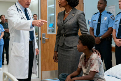 Un médico racista se negó a tratar al hijo de una directora ejecutiva negra, diciendo con desdén: “Este hospital de élite no es para negros pobres”, antes de llamar a seguridad para que los sacaran. Pero solo unas horas después, la verdad sobre quién era ella realmente hizo que todo el hospital se desmoronara en estado de shock.