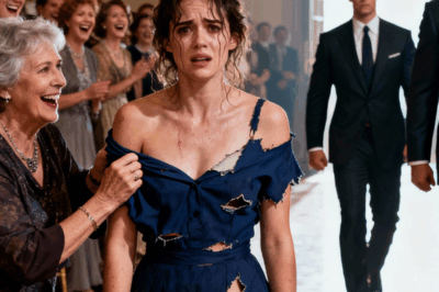 “Los parientes de mi esposo me rodearon en el lugar abarrotado, burlándose: ‘Quítate el vestido. Veamos qué es tan ‘hermoso’ que te hace pensar que mereces ser parte de esta familia’. Me quedé helada, mis manos temblaban de ira y humillación, y nadie de su lado me defendió; solo risas crueles llenaban el aire. Me mordí el labio, conteniendo las lágrimas. Pero entonces, el ambiente cambió. Mis dos hermanos —multimillonarios que ellos asumieron que nunca me atrevería a mencionar— entraron, y el suelo parecía temblar mientras avanzaban y se interponían entre los demás y yo. Mi hermano mayor miró fijamente a mi familia política, con voz baja y helada: ‘Vuelvan a tocar a mi hermana… y perderán mucho más que su orgullo barato’. Toda la sala quedó en silencio.”