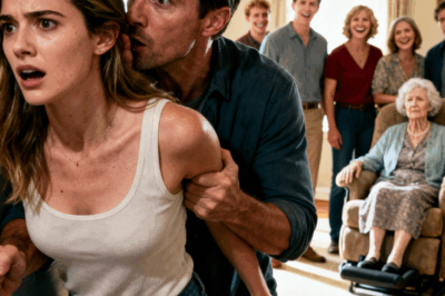 Durante la celebración del 85 cumpleaños de mi abuela, mi esposo de repente se inclinó hacia mí y susurró: “Agarra tu bolso. Nos vamos. No preguntes, no actúes raro”. Pensé que estaba siendo dramático… hasta que subimos al auto, puso los seguros y con la voz temblorosa me dijo: “Algo anda muy, muy mal en esa casa”. Diez minutos después, llamé a la policía… y lo que encontraron sumió a toda mi familia en el caos.