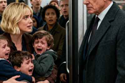 Sostenía a mis dos hijos mientras nos abríamos paso en el metro abarrotado. De repente, mi padre apareció en la puerta, me examinó con la mirada y preguntó: “¿Por qué no usas el auto que te regalé?”. Tragué saliva y dije en voz baja: “Mi esposo… y sus hermanas se lo llevaron. Incluso me amenazaron”. Mi padre se quedó en silencio un momento. Sus ojos se volvieron fríos… tan fríos que me hicieron temblar. Luego habló despacio, y cada palabra cortaba el aire: “No te preocupes. Se van a arrepentir de esto muy pronto”. A la mañana siguiente, mi familia política despertó para descubrir que… ya nada era suyo.