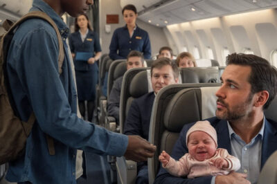 El bebé de un multimillonario no dejaba de llorar en el avión — hasta que un joven niño negro, sin recursos, hizo lo impensable…