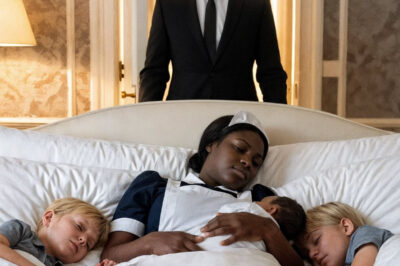 «Ninguna niñera duraba más de un día con los trillizos del multimillonario… hasta la llegada de una mujer negra que logró lo imposible».