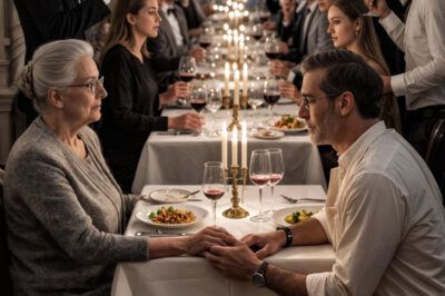 “Una mujer mayor estaba sentada sola en un restaurante de cinco estrellas; los clientes murmuraban que ella no pertenecía allí. Pero cuando el dueño salió de la cocina, sus primeras palabras dejaron atónita a toda la sala.”