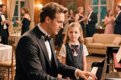 «Una niña sin hogar le ruega a un joven millonario que toque el piano en una fiesta; su respuesta conmocionará a todos»