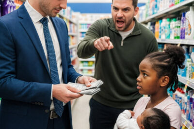«Prometo pagar cuando sea grande». Una niña negra le pide leche a un millonario; su respuesta deja en shock a todo el mundo…