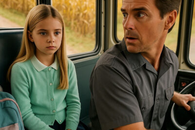 Un chofer escolar veía a una niña llorar todos los días… pero cuando miró debajo de su asiento después de dejarla, quedó sin palabras.