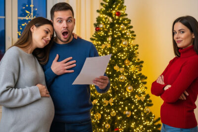 “El día de Navidad, trajo a su amante embarazada a casa, pero mi sonrisa silenciosa escondió una verdad que lo destruiría.