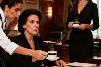 Estaba a punto de firmar los papeles para ceder mi empresa a mi hijo cuando mi nuera me ofreció un café con una sonrisa demasiado perfecta.