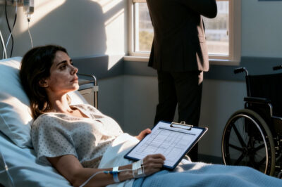 Mi esposo se negó a pagar la cirugía que podía salvarme la vida. Mientras salía, le dijo al médico: “No pago por una esposa rota. No voy a tirar dinero bueno en algo perdido.”