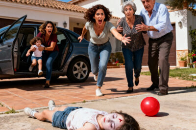 En casa de mis padres, mi hija de seis años estaba jugando en el patio cuando de repente oí un fuerte golpe. Salí corriendo y me quedé paralizada del horror. Mi hermana casi la había atropellado. Saltó del coche, furiosa, y empezó a arrastrar a mi hija inconsciente fuera de la carretera, gritando: “¡Aléjala de mi coche! ¡Mira lo que ha hecho!”. Corrí a ayudarla, pero antes de que pudiera llegar hasta mi hija, mis padres ya habían corrido a consolarla.