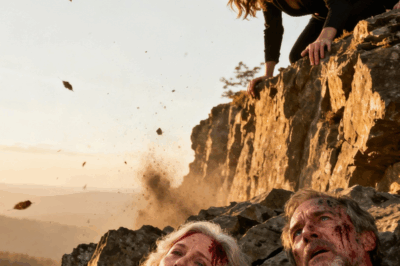 “Mi hija nos empujó por un acantilado. Mientras yacía sangrando, mi esposo susurró: ‘Hazte la muerta’. Pero lo peor fue el secreto de hace 20 años que finalmente salió a la luz.”