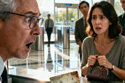 La echaron de casa con solo 43 euros. Desesperada, llevó al banco la vieja tarjeta de su padre esperando encontrar unas monedas… Pero cuando el cajero la pasó por el lector, se quedó pálido, dejó de respirar por un segundo y la llevó a una oficina privada. Lo que descubrieron allí cambió su vida para siempre