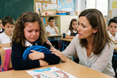Mi hija de seis años le dijo a su maestra que “le dolía al sentarse” y dibujó una imagen que hizo que la profesora llamara a la policía. Su tío se convirtió rápidamente en el principal sospechoso, y yo estaba convencida de que mi familia estaba a punto de desmoronarse… hasta que la policía analizó una mancha en la mochila de mi hija. El sheriff me miró y dijo: