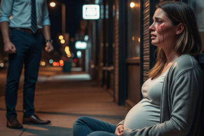 Cuando mi esposo regresó de su viaje y me encontró embarazada, viviendo en la calle, gritó: “¿Por qué no estás en casa o en un hotel? ¡Te dejé millones!” Yo lloré: “Tus hermanas manipularon a tus padres, se llevaron todo el dinero, me echaron de la casa y me amenazaron para que no te lo contara.” Él cerró los puños y murmuró: “Déjamelo a mí…”, sin saber que ese instante cambiaría nuestras vidas para siempre.