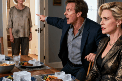 “Nunca le conté a mi hijo que soy una adinerada directora ejecutiva que gana millones cada mes. Él siempre ha asumido que vivo de una pequeña pensión. Cuando me invitó a cenar con los padres de su prometida, decidí ponerlos a prueba fingiendo ser una mujer pobre que lo había perdido todo. Pero en el momento en que crucé la puerta, su madre levantó la barbilla y dijo: ‘¡Se ve… tan sencilla! Espero que no estén esperando que ayudemos con los gastos de la boda’. No dije nada. Pero su padre me miró por un segundo y, de repente, se puso de pie aterrorizado…”