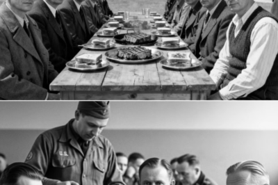 “Generales alemanes prisioneros de guerra pidieron pan — y recibieron filetes y sándwiches a la parrilla en su lugar.”