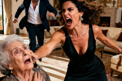 Millonario llega temprano a casa, encuentra a su prometida pateando a su demente madre, grita y hace esto..