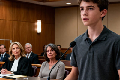 Encontré a un bebé abandonado en el pasillo y lo crié como si fuera mi propio hijo. Pero cuando su madre biológica, una millonaria, regresó diecisiete años después, él dijo algo en el tribunal que dejó a todos sin palabras.