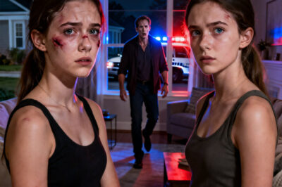 Mi hermana gemela apareció en mi puerta cubierta de moretones. Cuando descubrí que su esposo la estaba maltratando, tomamos una decisión desesperada pero necesaria: intercambiamos nuestros lugares. Lo que pasó después fue cuidadosamente planeado… y le dimos una lección que jamás olvidará.