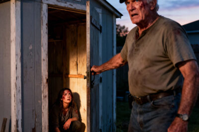 Durante meses, mi hija no llamó, y ese silencio me dio más miedo que cualquier campo de batalla que haya pisado. Después de conducir tres horas hasta su casa, su marido sonrió y dijo: «Está de vacaciones con unas amigas». Algo en su mirada me dijo que mentía. Volví a rodear la propiedad una vez más… y me quedé paralizado. Desde el cobertizo abandonado, escuché un susurro: «Papá… por favor, no te vayas».