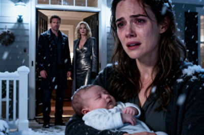 Por culpa de la amante de mi esposo, él y mi suegra me echaron a la calle, junto con mi bebé de solo tres días, en medio de una tormenta de nieve. No tenían la menor idea de que acababa de heredar una fortuna de 2.300 millones de dólares de mi abuelo… Solo 24 horas después, les hice vivir un verdadero infierno.