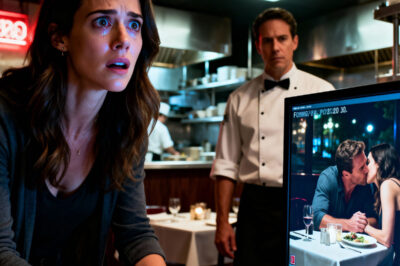 Volví corriendo al restaurante al darme cuenta de que había olvidado mi bolso. Cuando el gerente me lo entregó, dudó un instante y luego se inclinó hacia mí para susurrar: “Puedo mostrarle las grabaciones de seguridad… pero prométame que no se va a desmayar”. El corazón me dio un vuelco. Segundos después, la pantalla se encendió y allí estaba mi esposo. Lo que hizo me dejó sin fuerzas en las piernas. Y fue entonces cuando comprendí que yo había sido la última en enterarme de la verdad.